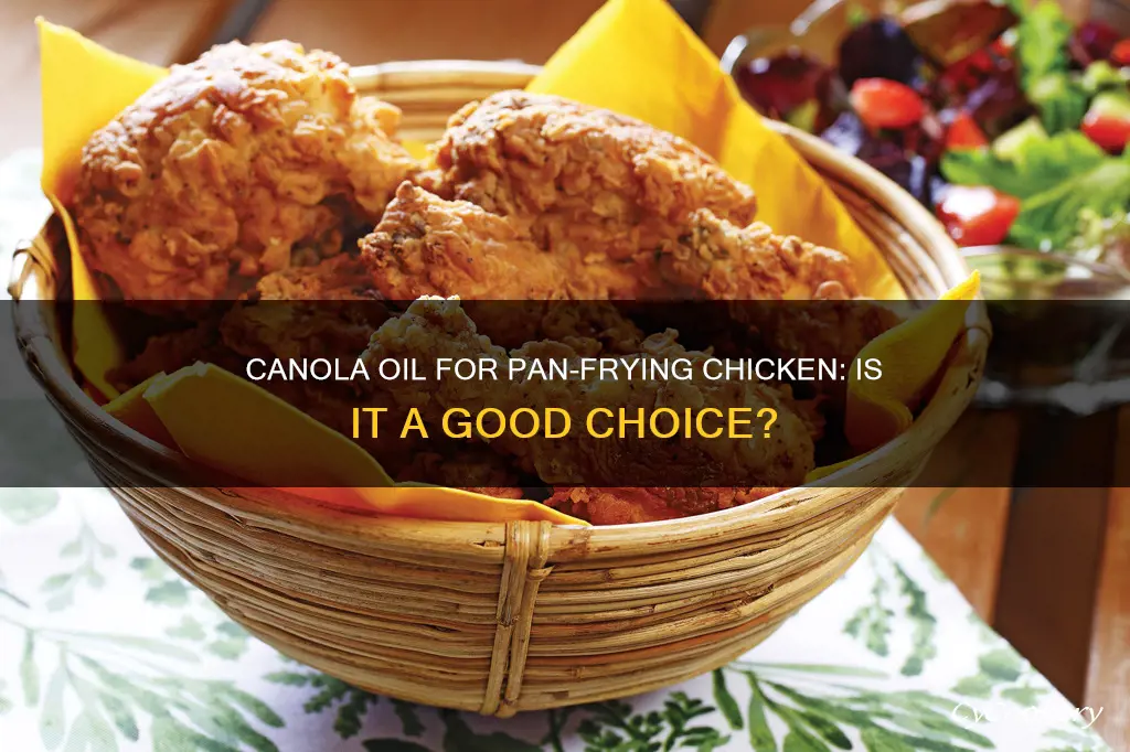 can canola be use for pan fry chicken