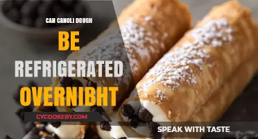 Refrigerating Cannoli Dough Overnight: Tips for Perfect Shells