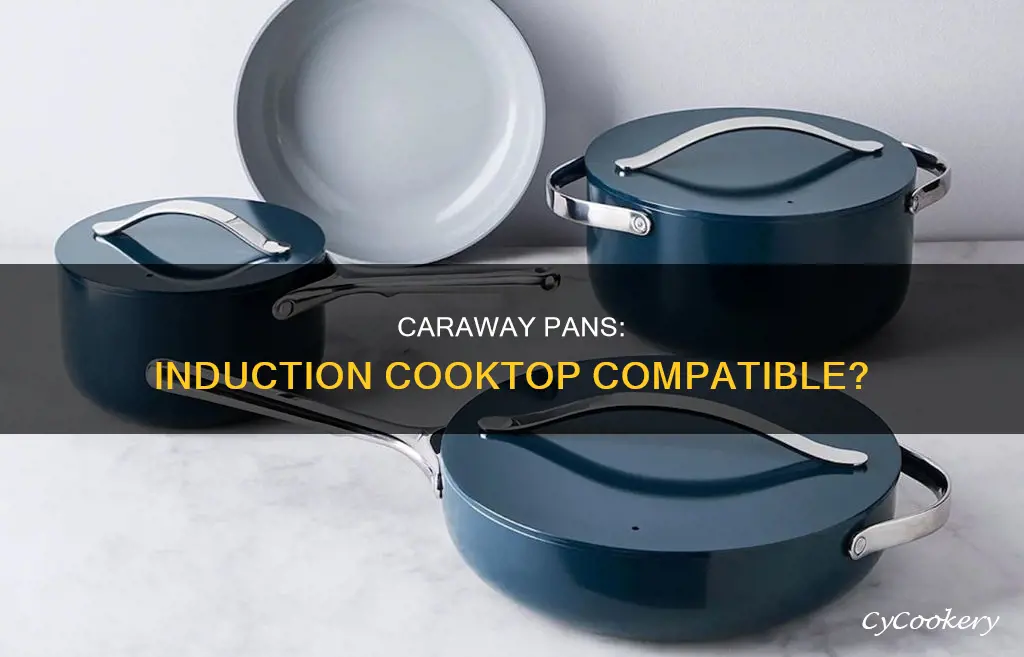 can caraway pans be used on induction cooktops