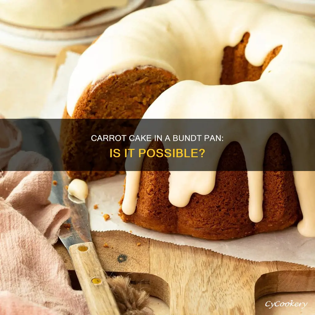 can carrot cake be made in a bundt pan