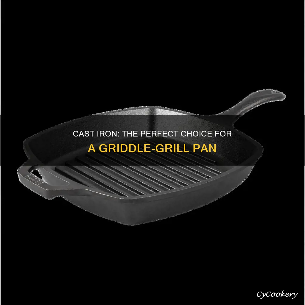 can cast iron be used for groll pan