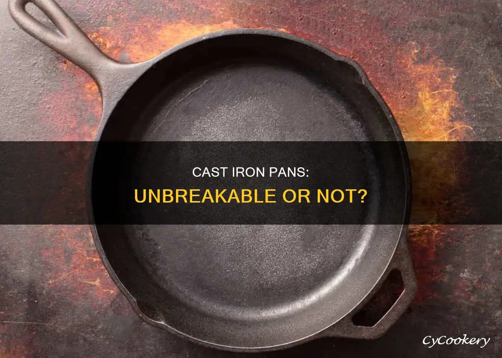 can cast iron pans break
