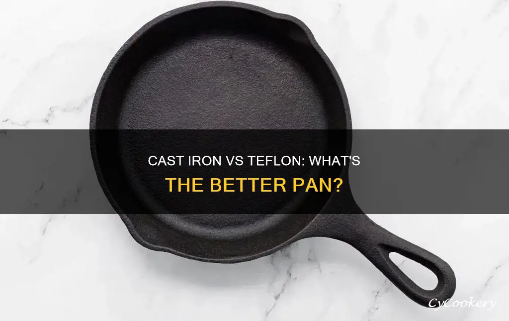 can cast iron replace a teflon pan