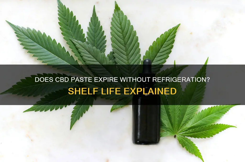can cbd paste go bad if not refrigerated