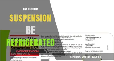 Cefdinir Suspension Storage: Should You Refrigerate It?