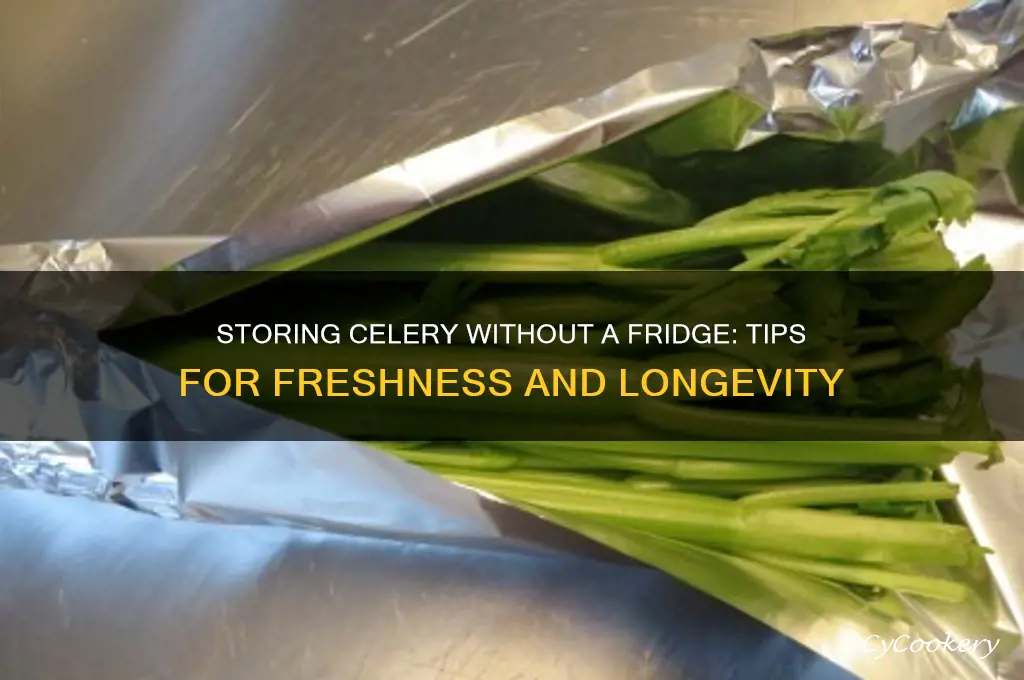 can celery be stored out of refrigerator