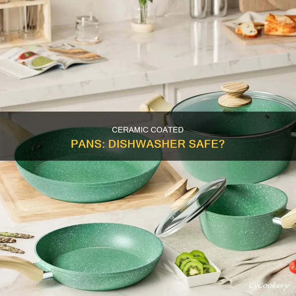 can ceramic coated pans go in the dishwasher