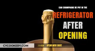 Refrigerating Open Champagne: Best Practices for Preserving Bubbles and Flavor
