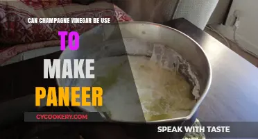 Champagne Vinegar for Paneer: A Tasty Experiment