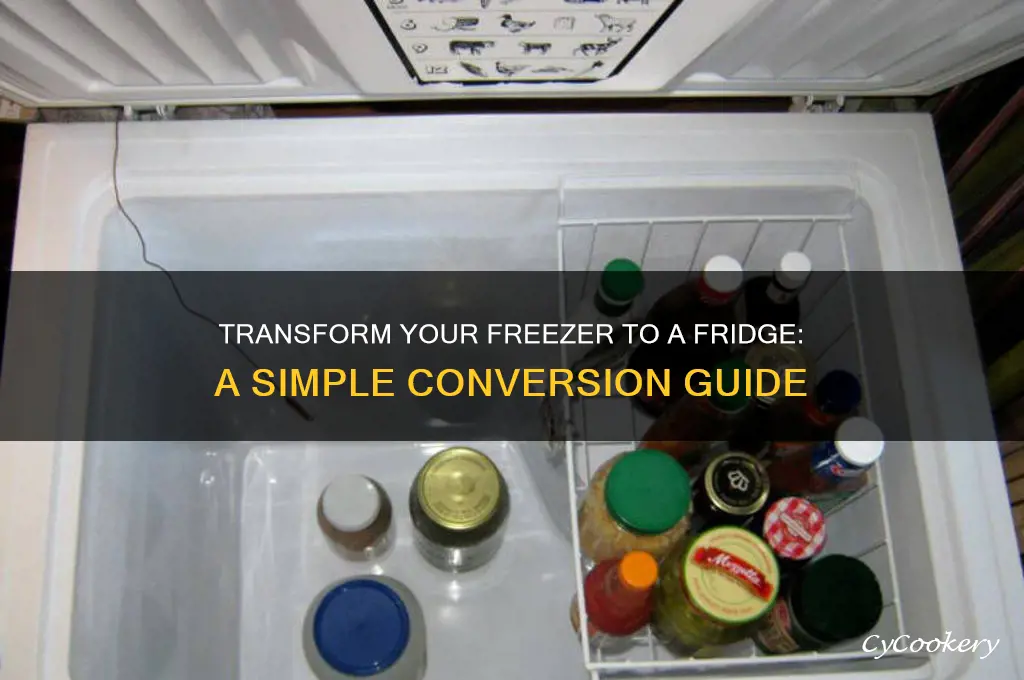 can change freezer to refrigerator