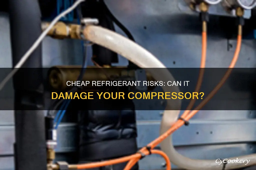 can cheap refrigerant damage compressor