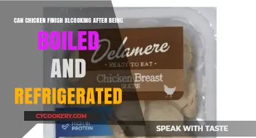 Can Refrigerated Boiled Chicken Safely Finish XL Cooking?