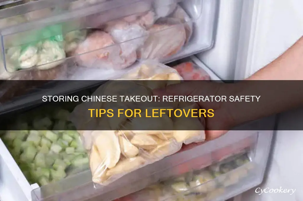 can chinese leftovers be kept in the refrigerator