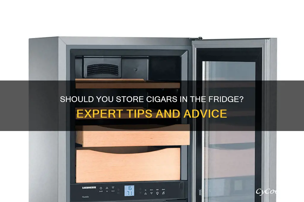 can cigars be stored in refrigerator
