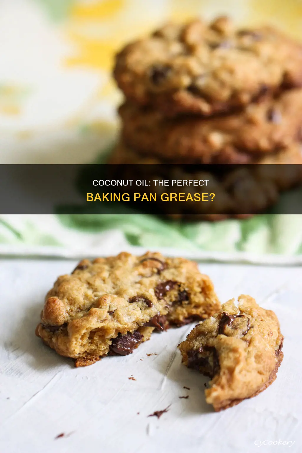 can coconut oil be used to grease a baking pan