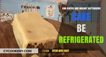 Refrigerating Coffee and Walnut Battenberg Cake: Best Practices and Tips