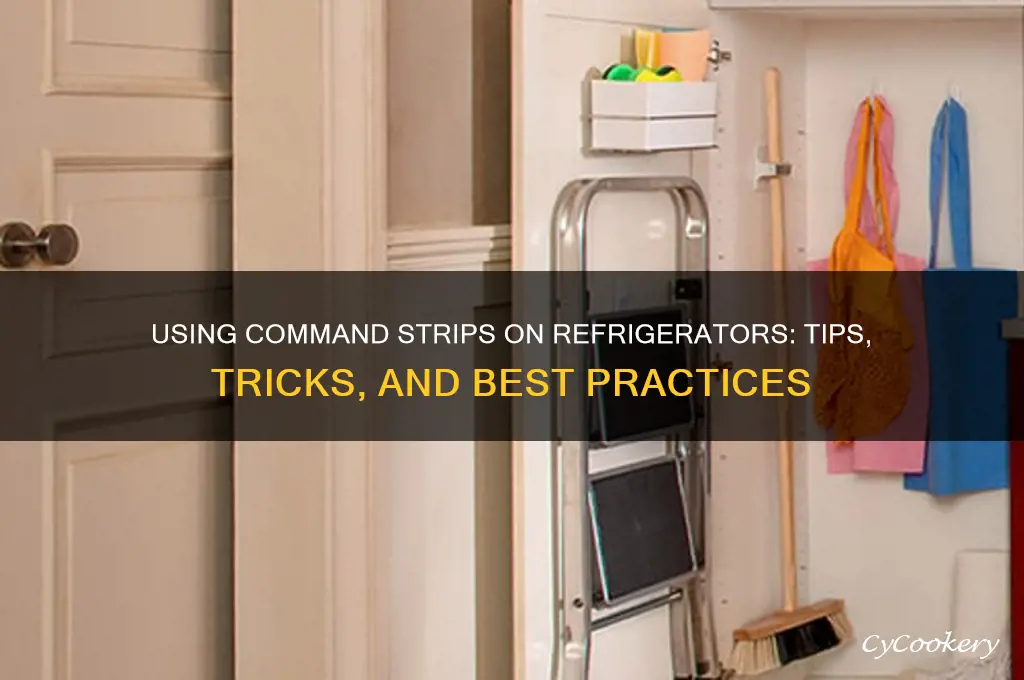 can command strips be used on a refrigerator