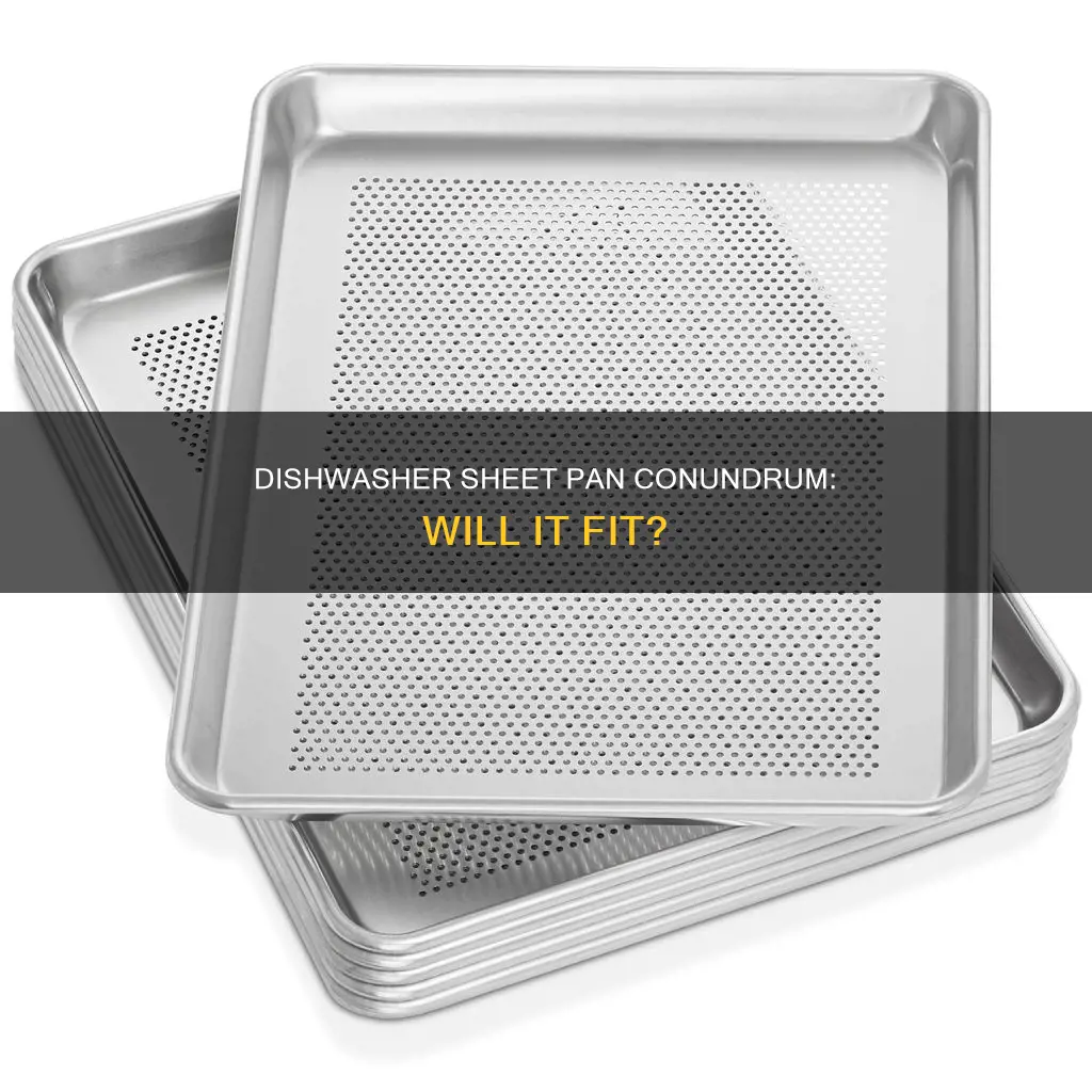 can commercial under counter dishwasher do 1 2 sheet pans