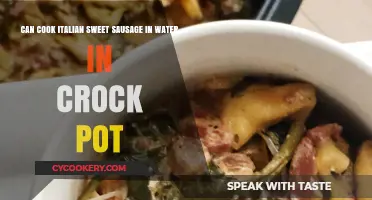 Sweet Italian Sausage: Crock Pot Cooking Perfection