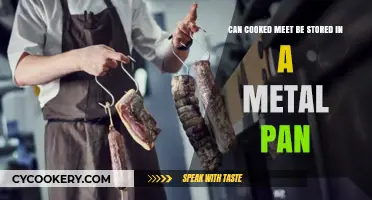 Storing Cooked Meat: Metal Pan Safe?