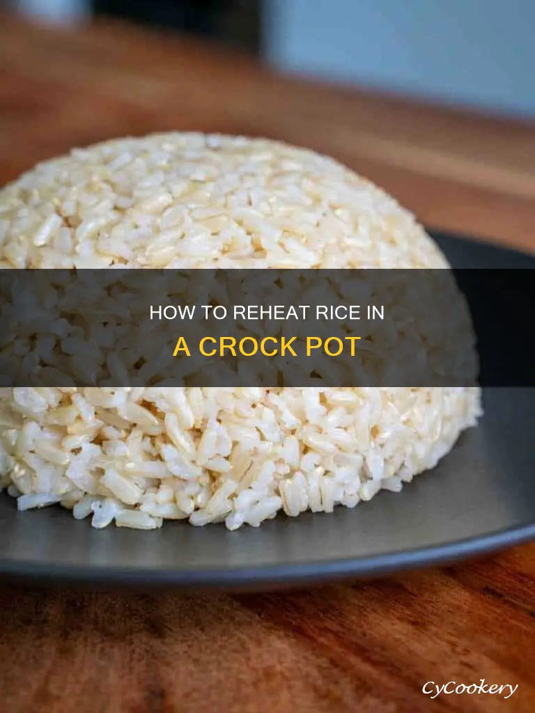 How To Reheat Rice In A Crock Pot | CyCookery