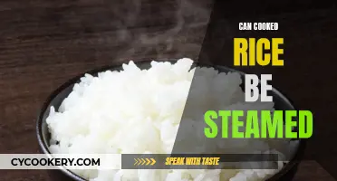 Steaming Cooked Rice: Is It Possible?