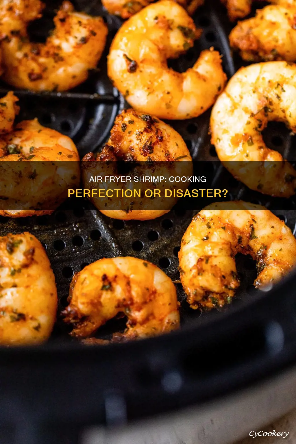 can cooked shrimp be put in air fryer