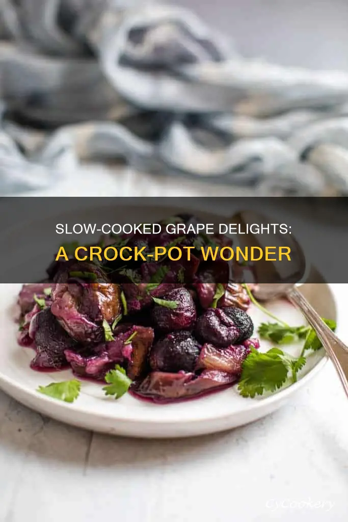 can cooking grape in crock pot