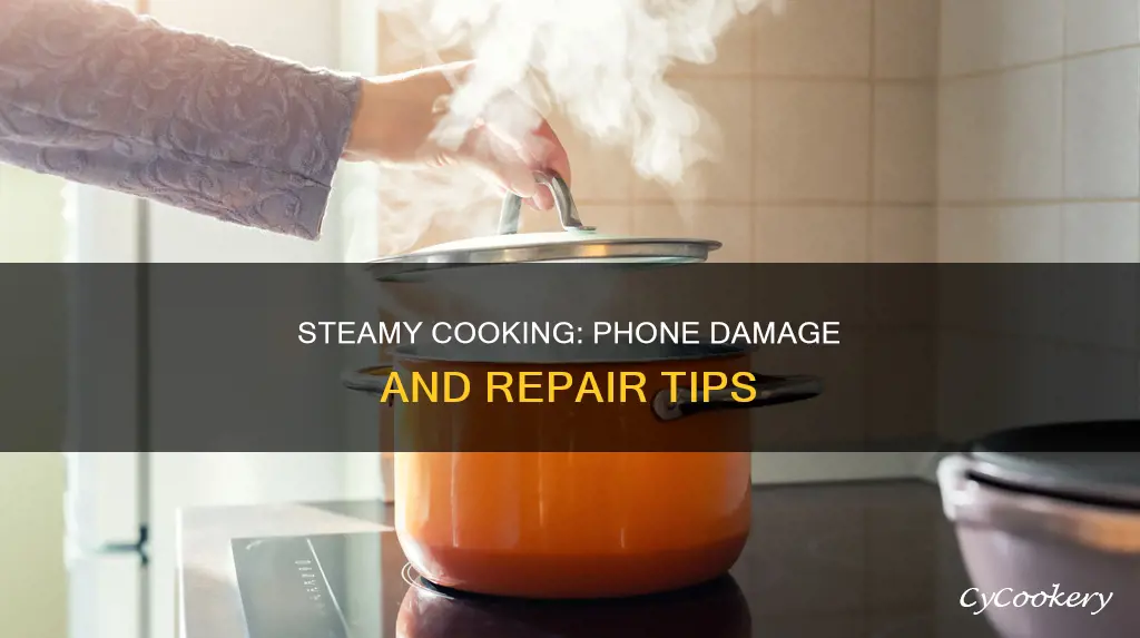 can cooking steam damage phone