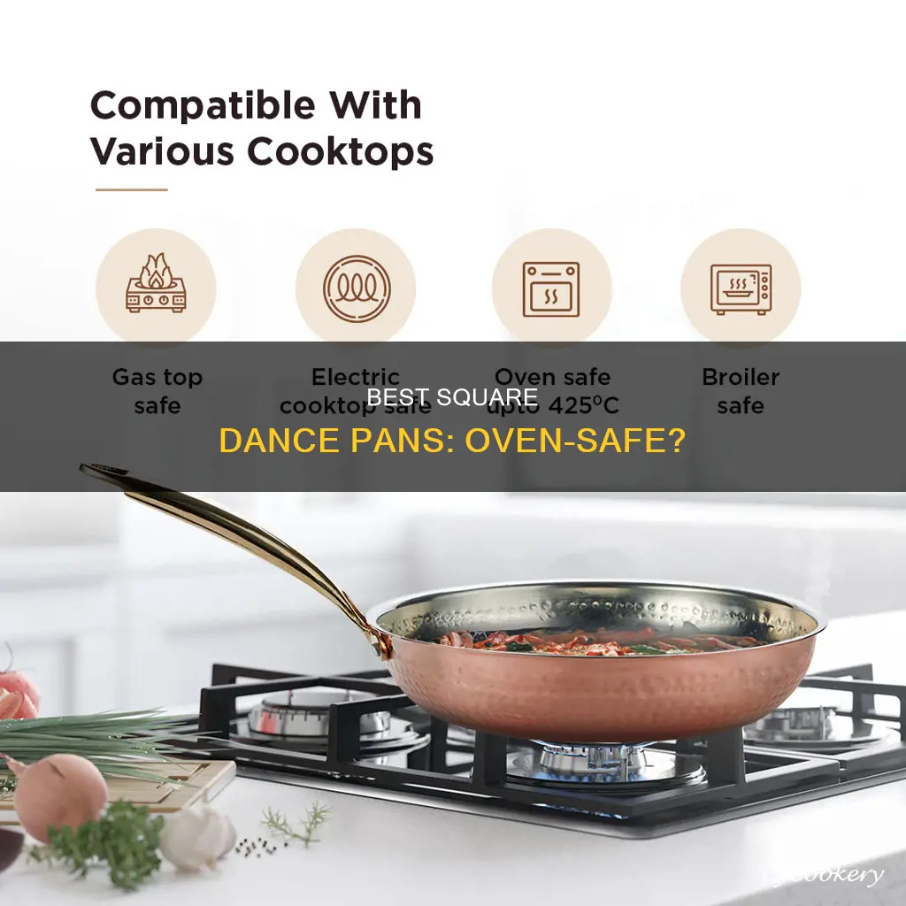 can copper square dance pan be placed in oven