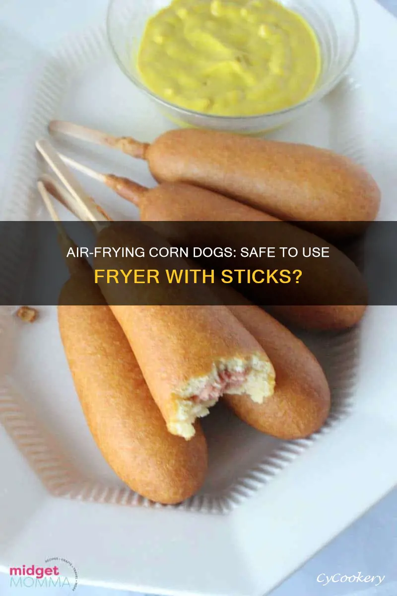 can corn dog sticks go in air fryer