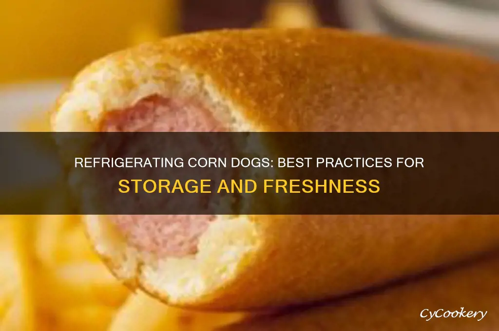 can corn dogs be refrigerated