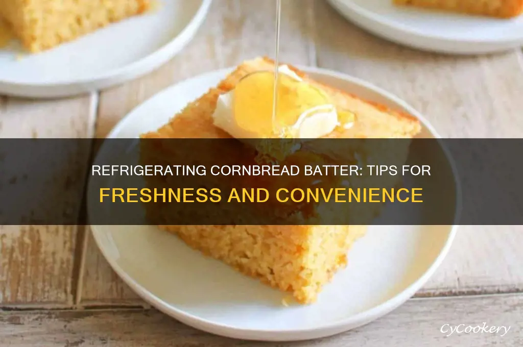 can cornbread batter be refrigerated