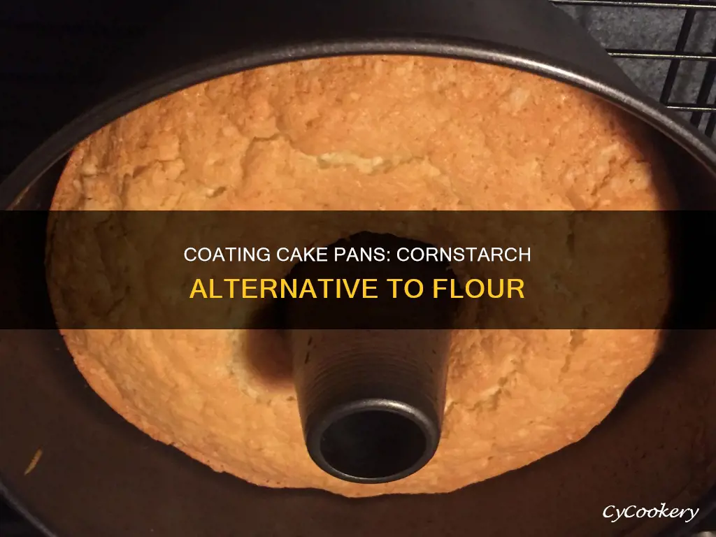 can cornstarch be used to coat cake pan