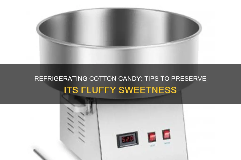 can cotton candy be refrigerated