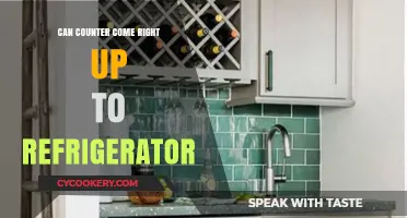 Can Countertops Extend Directly Up to Refrigerators? Design Tips and Considerations