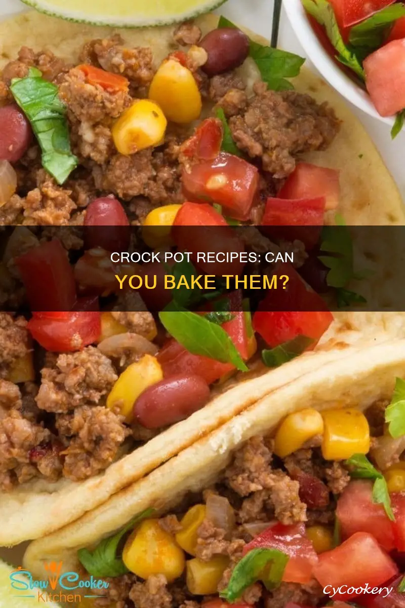 can crock pot recipes be cooked in the oven