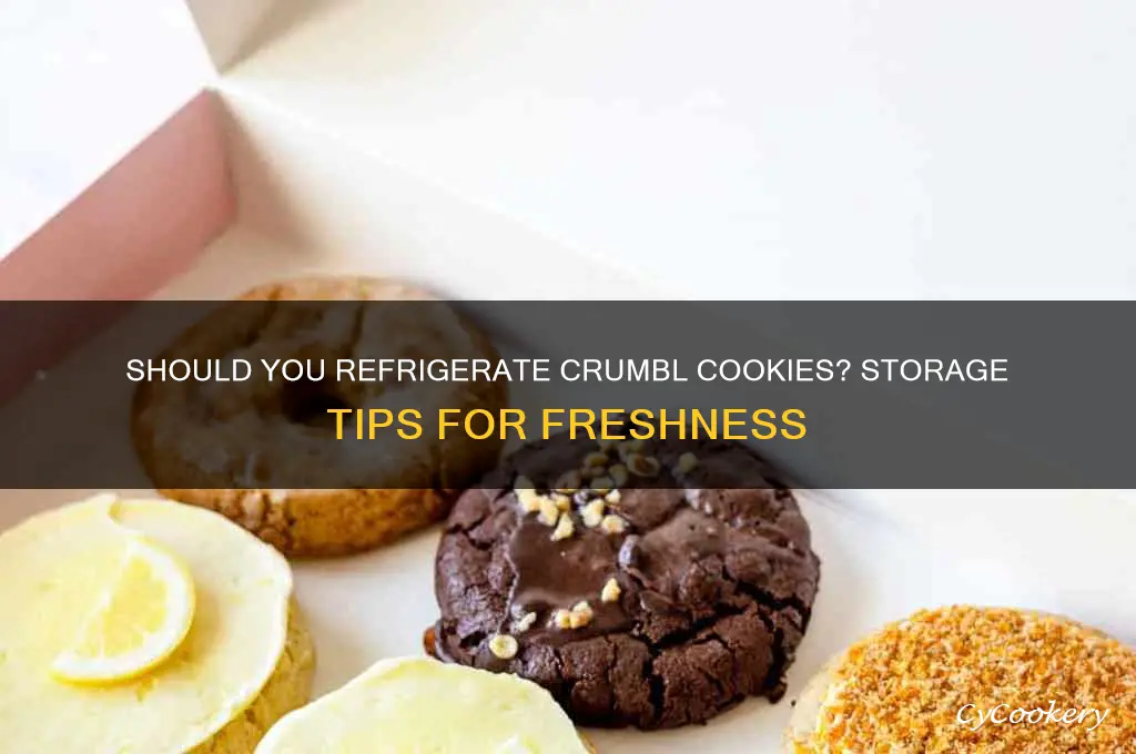 can crumbl cookies be refrigerated