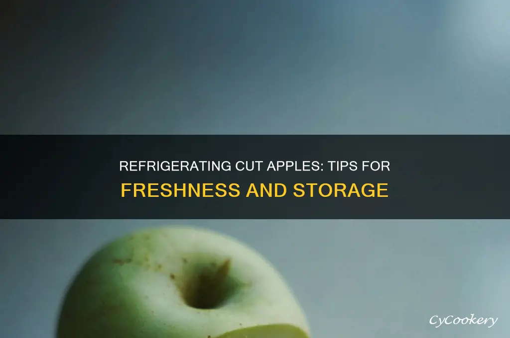 can cut apples be refrigerated