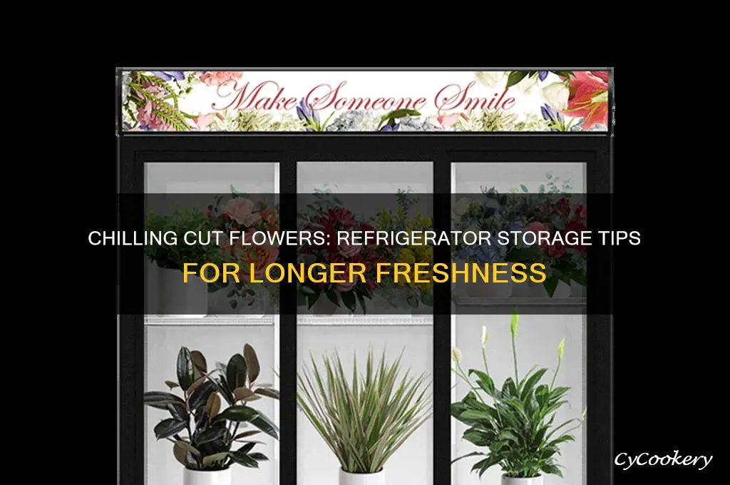 can cut flowers be stored in the refrigerator