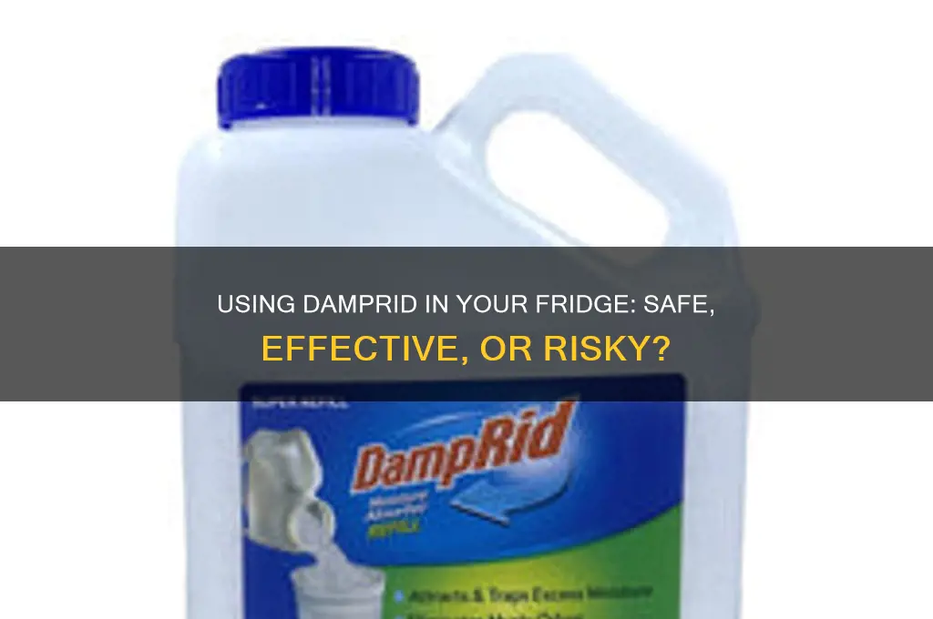 can damprid be used in a refrigerator