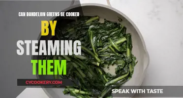 Steaming Dandelion Greens: A Healthy Cooking Method?