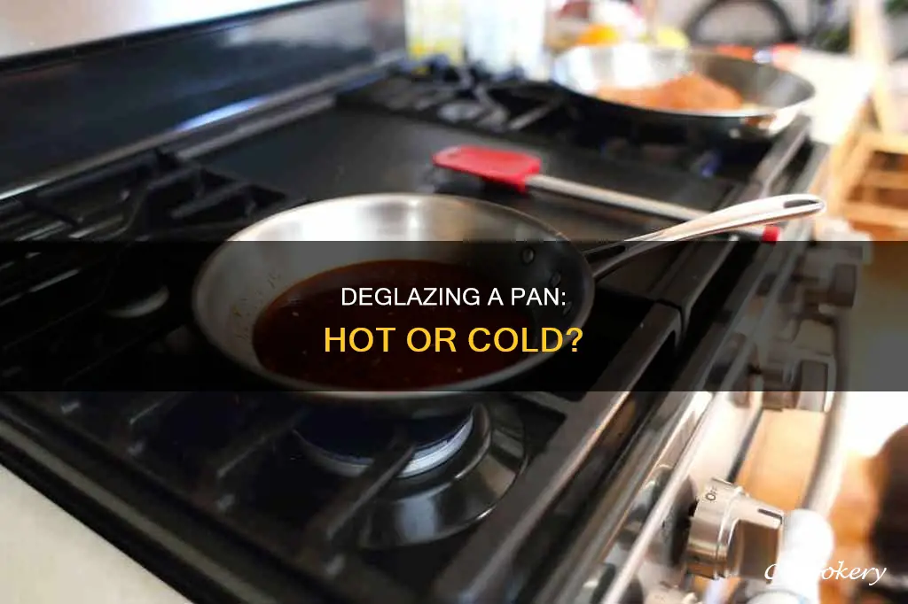 can deglaze a pan after it has cooled