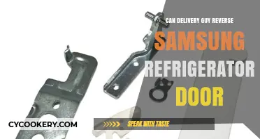 Reversing Samsung Refrigerator Door: Can a Delivery Guy Do It?