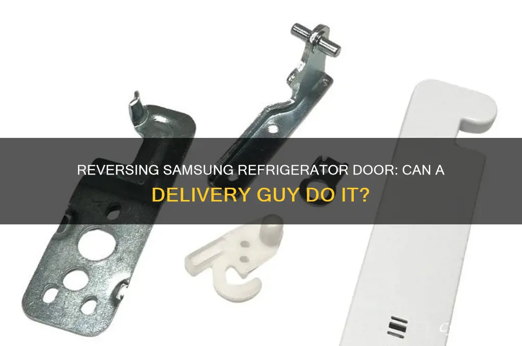can delivery guy reverse samsung refrigerator door