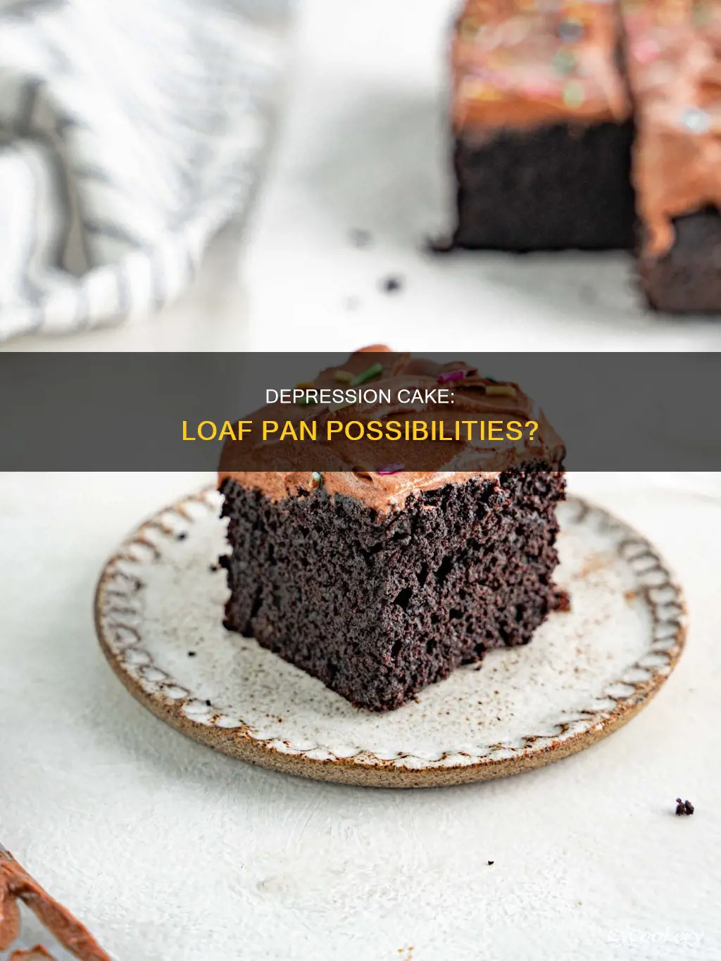 can depression cake be made in a loaf pan