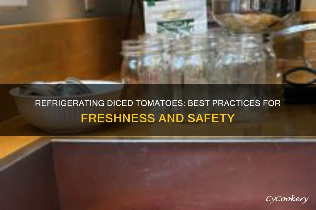 can diced tomatoes be refrigerated