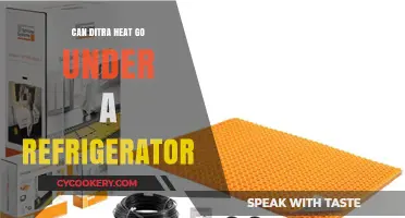 Can Ditra-Heat Be Installed Underneath a Refrigerator? Find Out Here