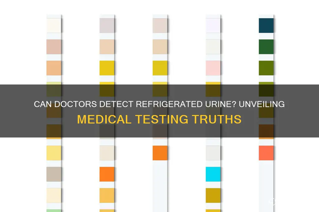 can doctors determine wheather urine has been refrigerated