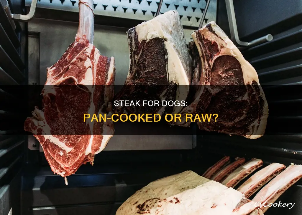 can dogs eat pan cooked steak
